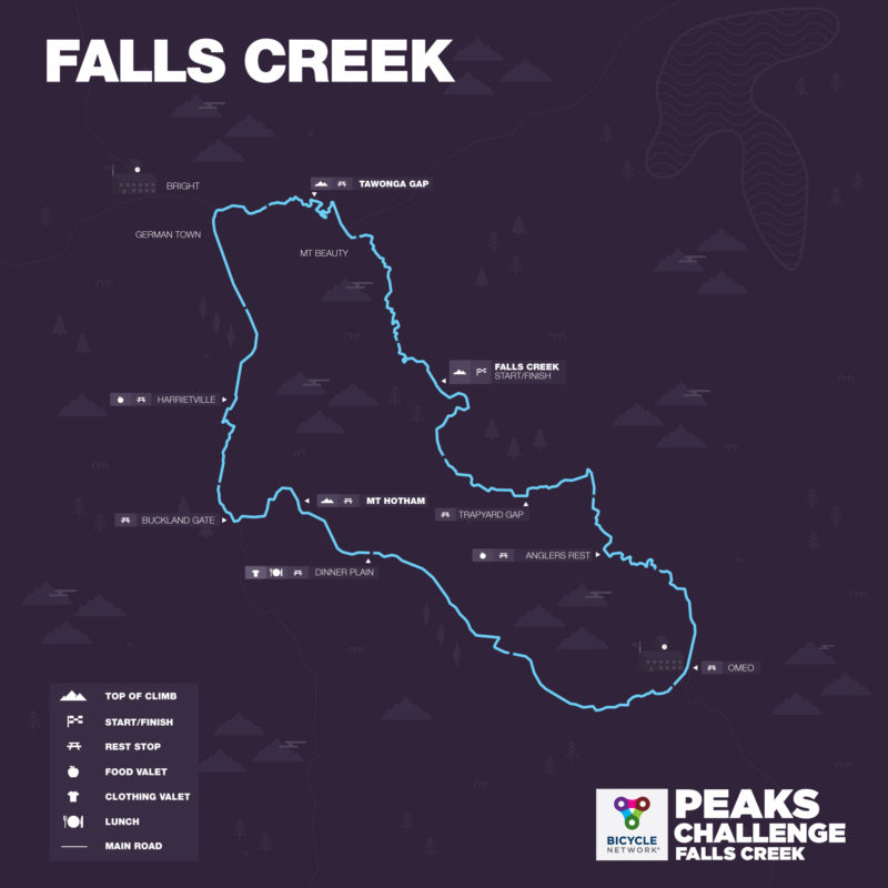 Falls Creek Size Chart