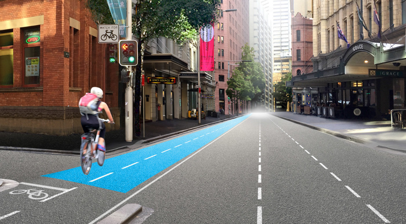 Sydney King Street cycleway