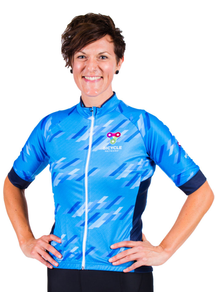 Team Bicycle Network rider - Shel Hyde