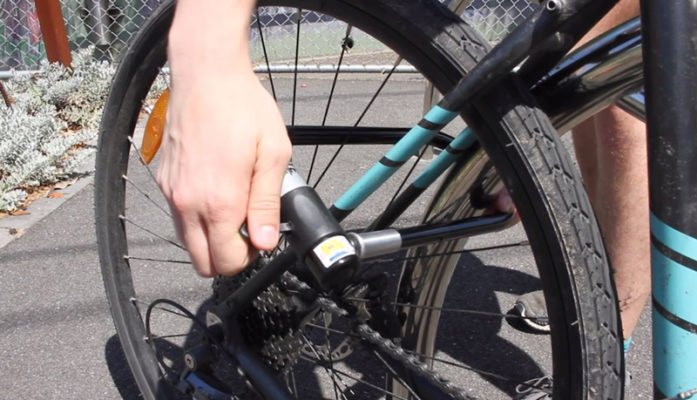 How to securely lock your bike