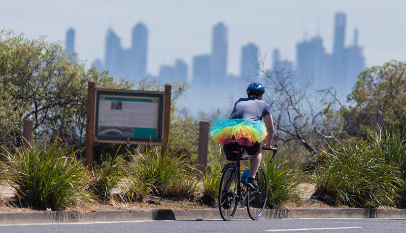 Melbourne's celebration of bike riding