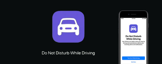 do not disturb while driving