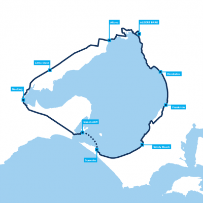 Around the Bay Classic route map