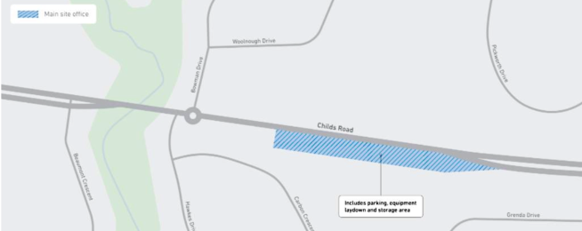 Works begin on Childs Road project